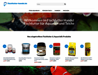 fischfutter-handel.de screenshot