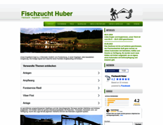 fischzucht-huber.at screenshot