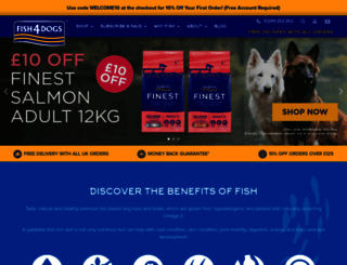 fish4dogs.com screenshot