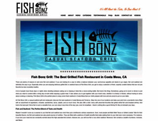fishbonzgrill.com screenshot