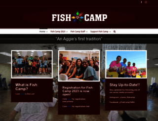 fishcamponline.tamu.edu screenshot