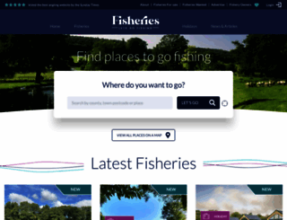 fisheries.co.uk screenshot