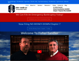 fishersandlerlaw.com screenshot