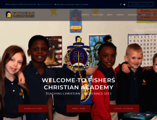 fisherschristianacademy.org screenshot