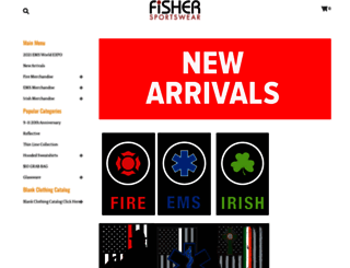 fishersportswear.com screenshot
