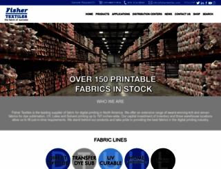 fishertextiles.com screenshot