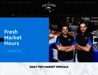fishfactory.com.au screenshot