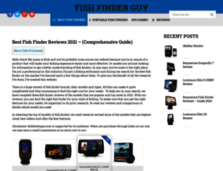 fishfinderguy.com screenshot