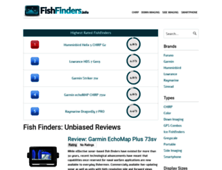 fishfinderselect.com screenshot