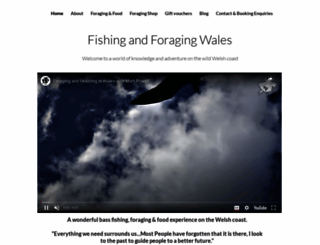 fishingandforagingwales.co.uk screenshot