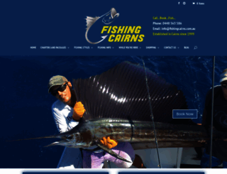 fishingcairns.com.au screenshot