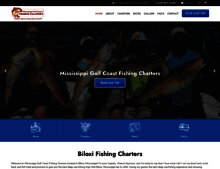 fishingcharterbiloxi.com screenshot