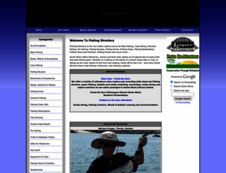 fishingdirectory.co.za screenshot