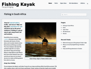 fishingkayak.co.za screenshot