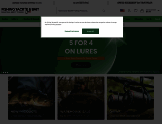 fishingtackleandbait.co.uk screenshot