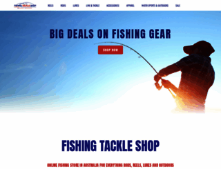 fishingtackleshop.com.au screenshot