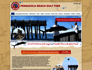 fishpensacolabeachpier.com screenshot