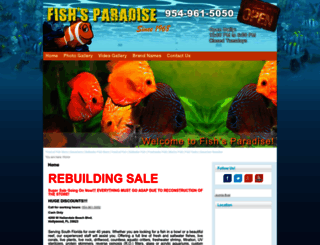 fishsparadise.com screenshot