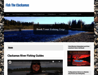 fishtheclackamas.com screenshot