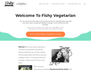 fishyvegetarian.com screenshot