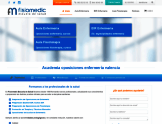 fisiomedicvalencia.com screenshot