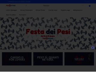 fisiostore.it screenshot