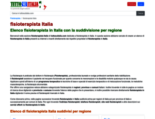 fisioterapista.tuttosuitalia.com screenshot