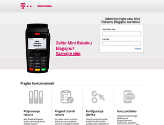 fiskal-web.telekomcloud.hr screenshot