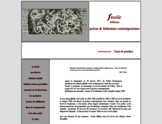 fissile-editions.net screenshot
