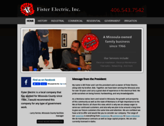 fisterelectric.com screenshot