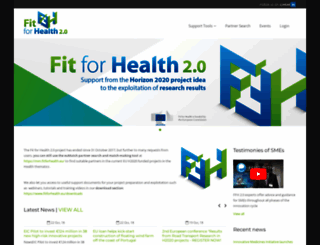 fitforhealth.eu screenshot