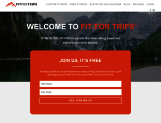 fitfortrips.com screenshot