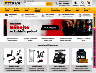 fitham.cz screenshot