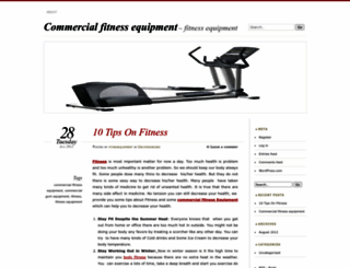 fitnesequipment.wordpress.com screenshot
