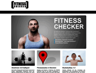fitness-checker.de screenshot