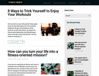 fitness-events.com screenshot