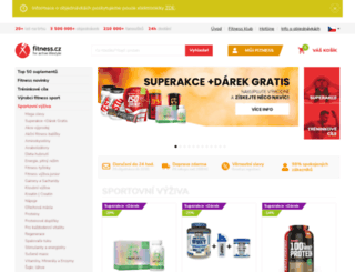 fitness.cz screenshot