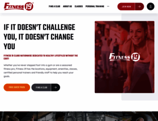 fitness19.com screenshot