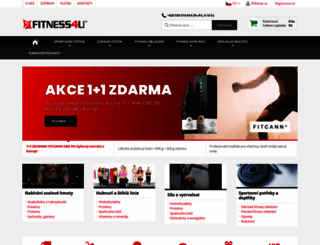 fitness4u.cz screenshot
