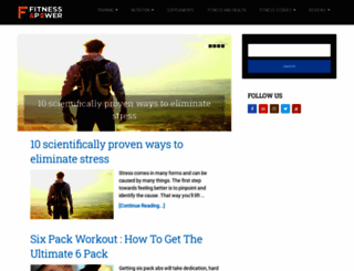 fitnessandpower.com screenshot