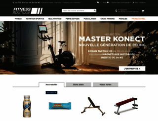 fitnessboutique.be screenshot