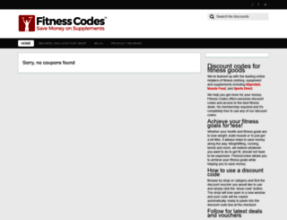 fitnesscodes.co.uk screenshot