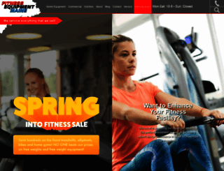 fitnessequipmentmaine.com screenshot