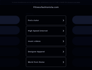 fitnessfashionista.com screenshot
