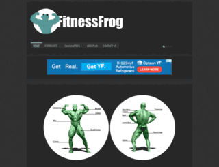 fitnessfrog.com screenshot