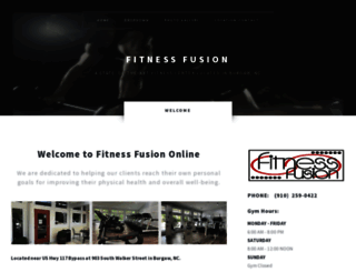 fitnessfusiononline.com screenshot