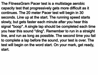 fitnessgrampacertest.com screenshot