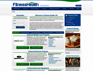 fitnesshealth101.com screenshot