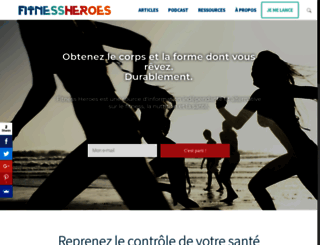 fitnessheroes.fr screenshot