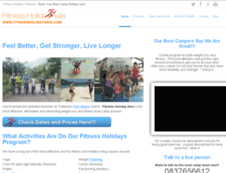 fitnessholidayasia.com screenshot